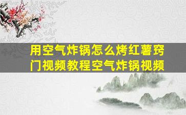 用空气炸锅怎么烤红薯窍门视频教程空气炸锅视频