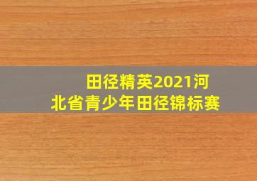 田径精英2021河北省青少年田径锦标赛