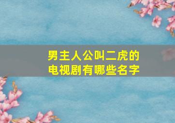 男主人公叫二虎的电视剧有哪些名字