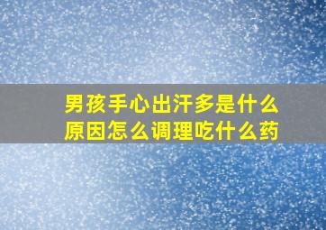 男孩手心出汗多是什么原因怎么调理吃什么药