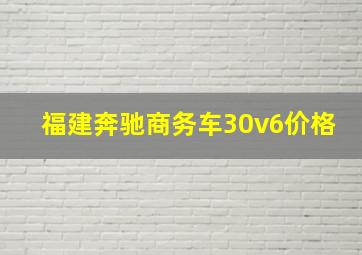 福建奔驰商务车30v6价格