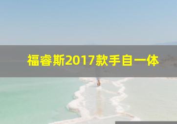 福睿斯2017款手自一体