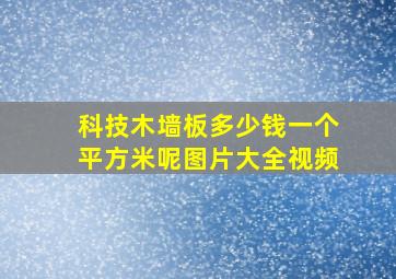 科技木墙板多少钱一个平方米呢图片大全视频