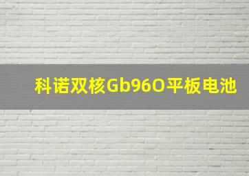 科诺双核Gb96O平板电池