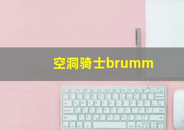 空洞骑士brumm