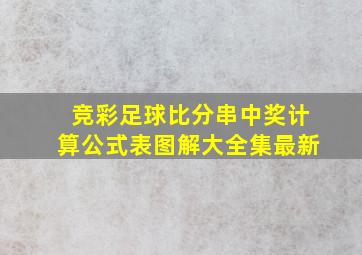 竞彩足球比分串中奖计算公式表图解大全集最新