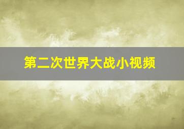 第二次世界大战小视频