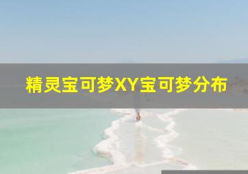 精灵宝可梦XY宝可梦分布