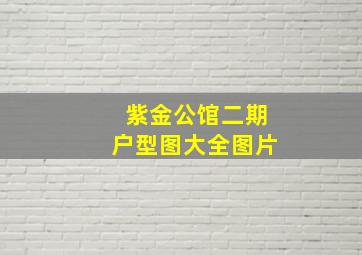 紫金公馆二期户型图大全图片