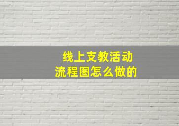 线上支教活动流程图怎么做的