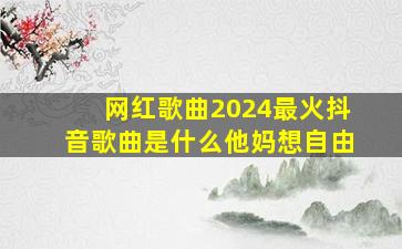 网红歌曲2024最火抖音歌曲是什么他妈想自由