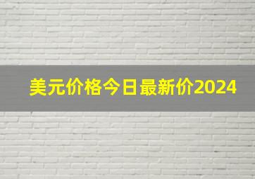 美元价格今日最新价2024