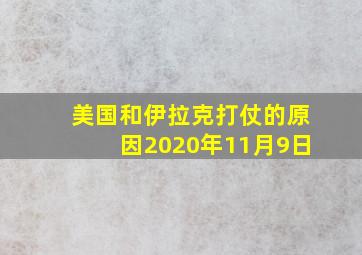 美国和伊拉克打仗的原因2020年11月9日