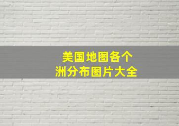 美国地图各个洲分布图片大全