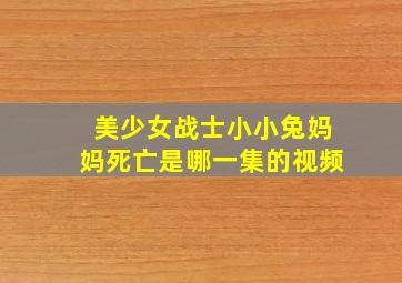 美少女战士小小兔妈妈死亡是哪一集的视频