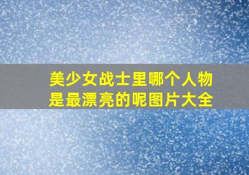 美少女战士里哪个人物是最漂亮的呢图片大全