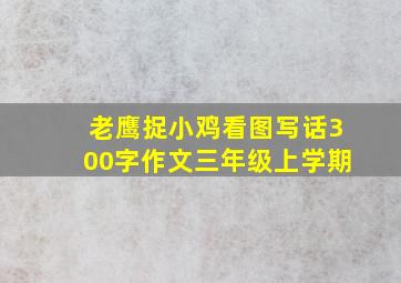 老鹰捉小鸡看图写话300字作文三年级上学期