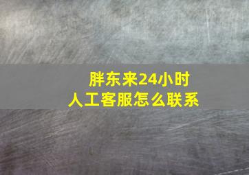 胖东来24小时人工客服怎么联系