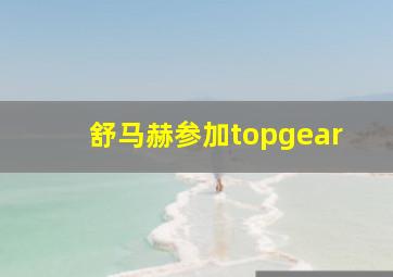 舒马赫参加topgear