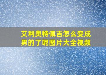 艾利奥特佩吉怎么变成男的了呢图片大全视频