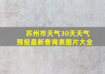 苏州市天气30天天气预报最新查询表图片大全