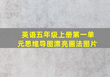 英语五年级上册第一单元思维导图漂亮画法图片