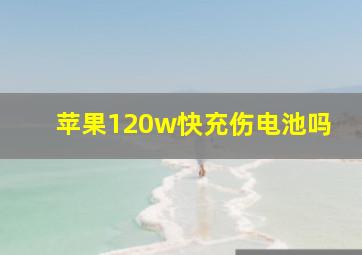 苹果120w快充伤电池吗