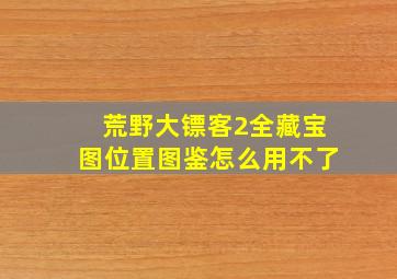 荒野大镖客2全藏宝图位置图鉴怎么用不了