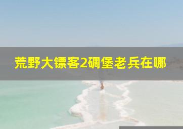 荒野大镖客2碉堡老兵在哪