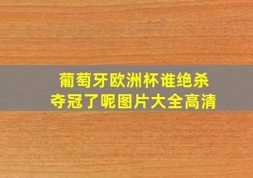 葡萄牙欧洲杯谁绝杀夺冠了呢图片大全高清