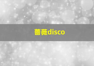 蔷薇disco