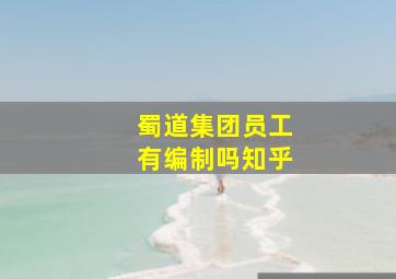 蜀道集团员工有编制吗知乎