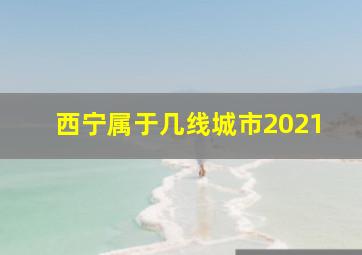 西宁属于几线城市2021