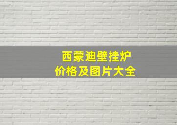 西蒙迪壁挂炉价格及图片大全