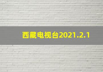 西藏电视台2021.2.1