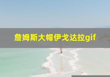 詹姆斯大帽伊戈达拉gif