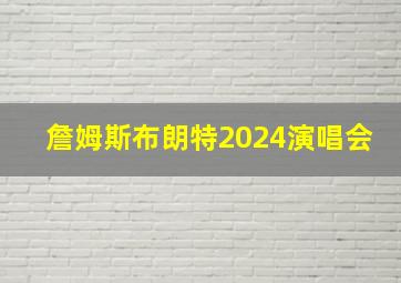 詹姆斯布朗特2024演唱会