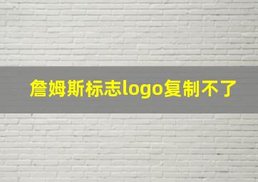 詹姆斯标志logo复制不了