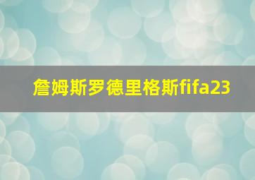 詹姆斯罗德里格斯fifa23