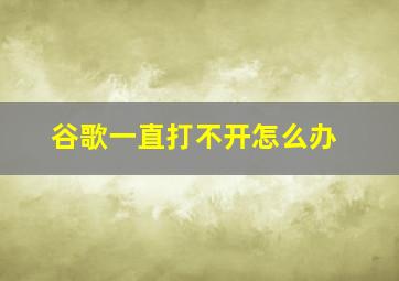 谷歌一直打不开怎么办