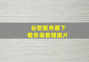 谷歌服务器下载安装教程图片