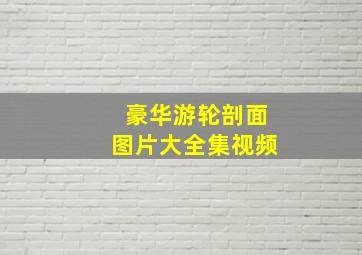 豪华游轮剖面图片大全集视频