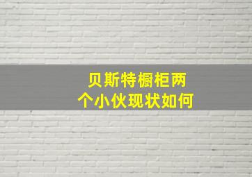 贝斯特橱柜两个小伙现状如何