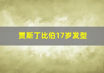 贾斯丁比伯17岁发型