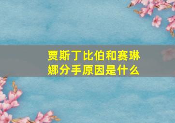 贾斯丁比伯和赛琳娜分手原因是什么