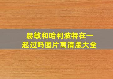 赫敏和哈利波特在一起过吗图片高清版大全