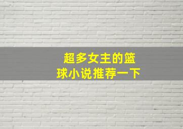 超多女主的篮球小说推荐一下