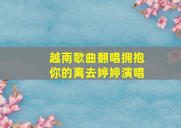 越南歌曲翻唱拥抱你的离去婷婷演唱