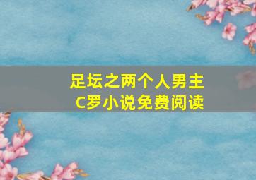 足坛之两个人男主C罗小说免费阅读