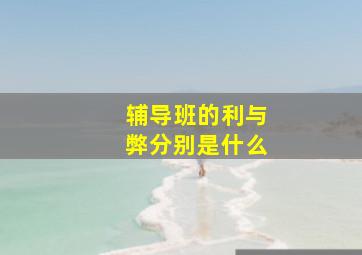 辅导班的利与弊分别是什么